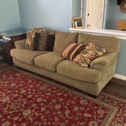 Brown Fabric Sofa