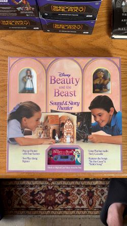 Beauty and the Beast Disney sealed box playset