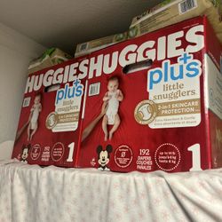 HUGGIES PLUS DIAPERS SIZE 1