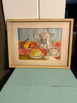 Vintage still life painting