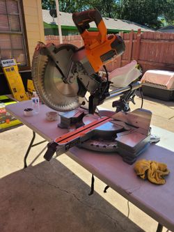 ridgid 12in sliding miter saw