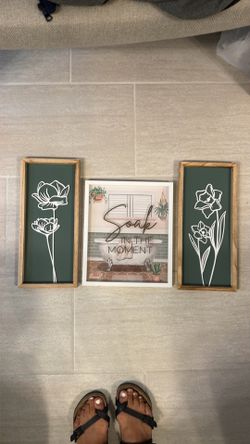 Bathroom decor wall decor