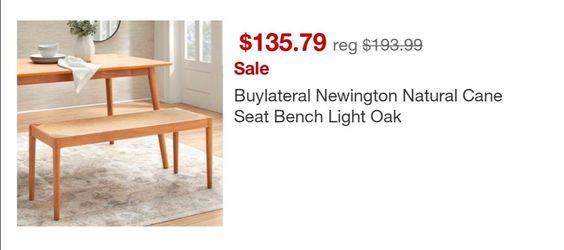 Brand new house bench