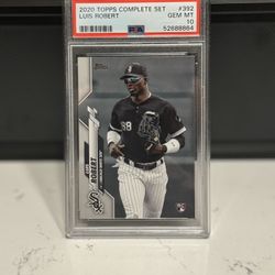 PSA GEM MT 10 Luis Robert Rookie 
