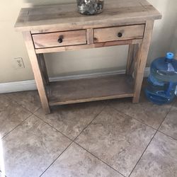 Console Wood Table - Entry Table