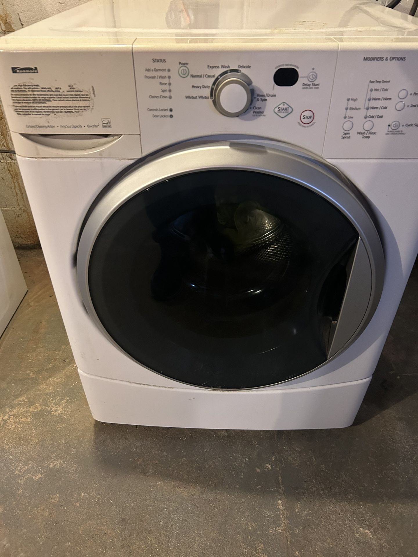 Amanda Gas Dryer And Kenmore Washer