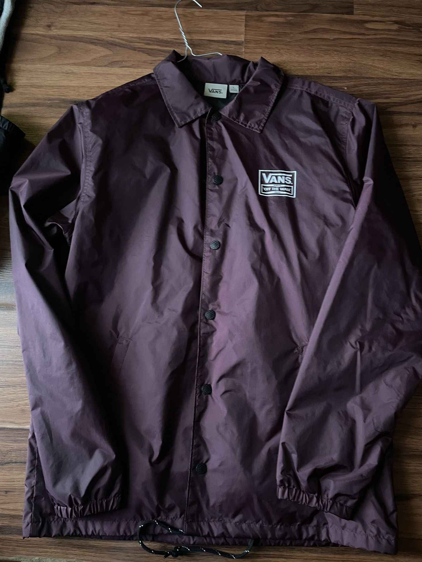 Burgundy Vans Jacket