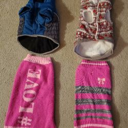 DOG JACKETS  AND SWEATERS