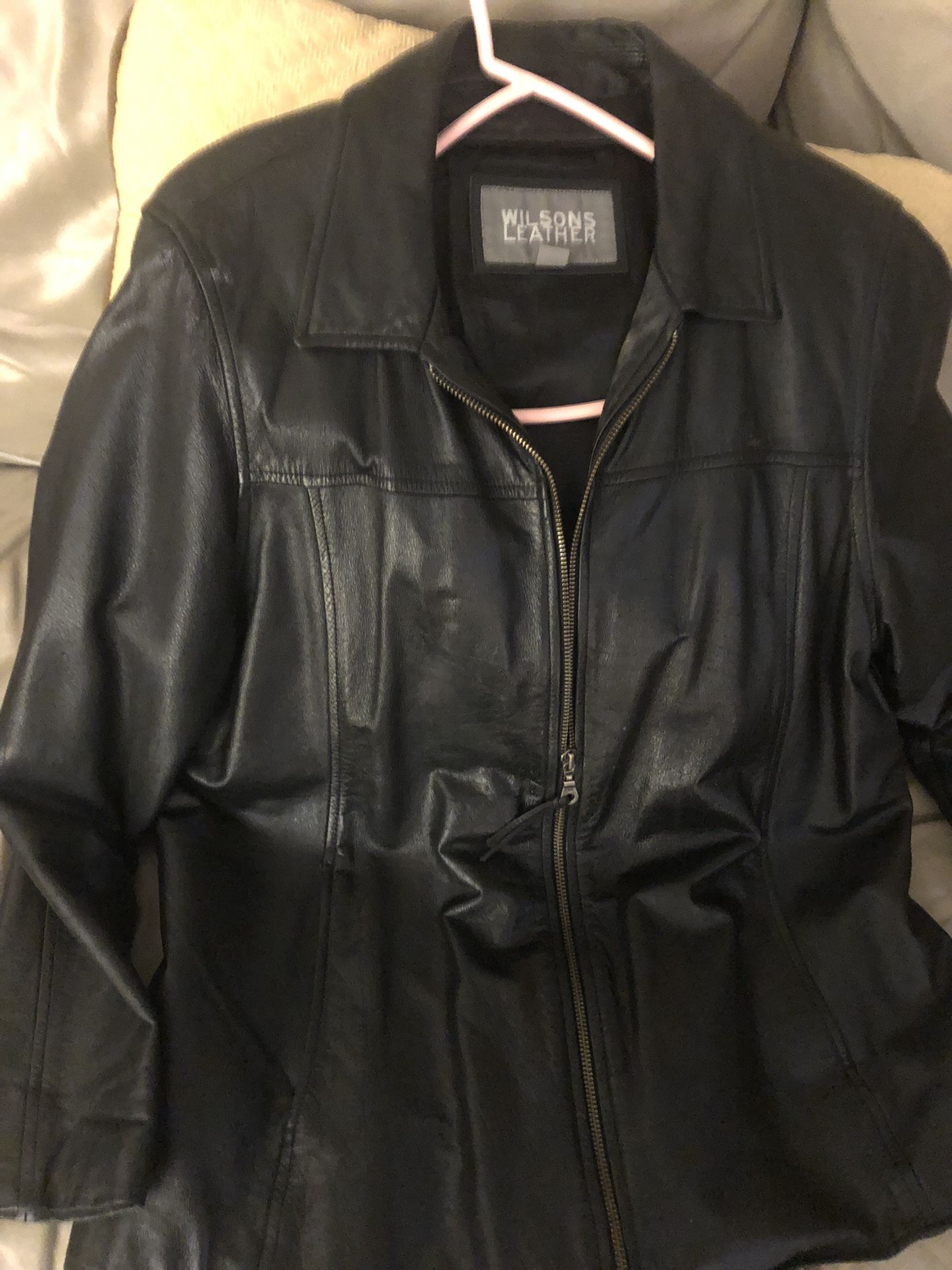 Wilson, leather jacket