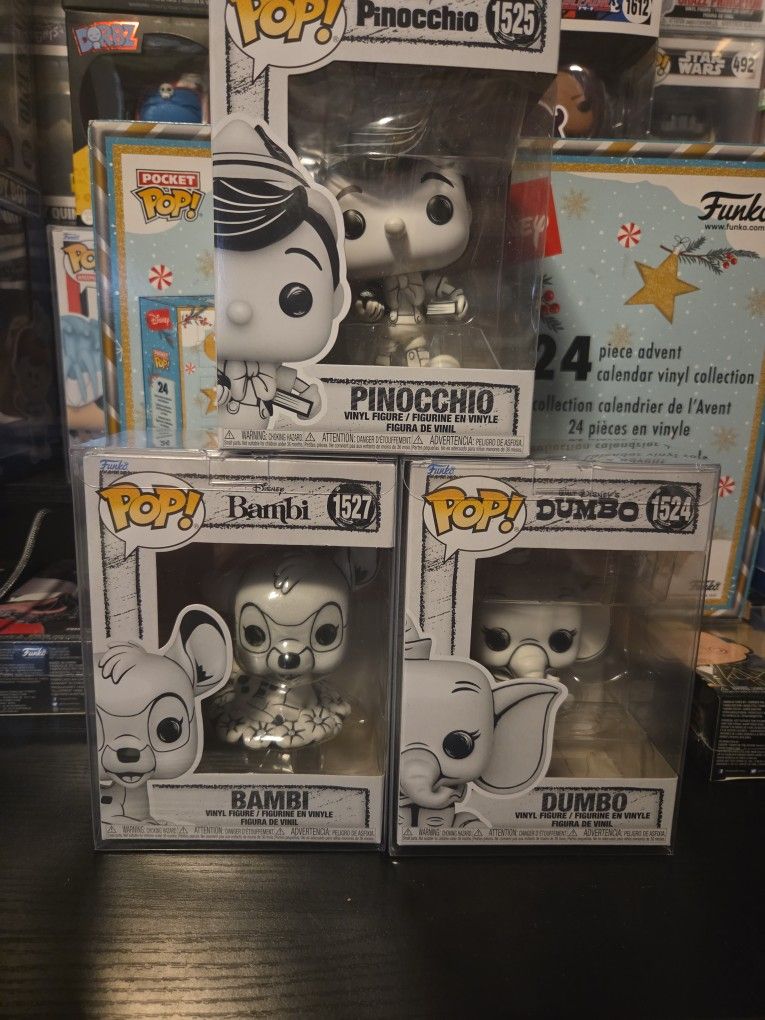 Funko Pop Disney Sketched Bundle
