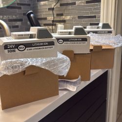 3 Batteries 24V 6.0 Lithium 