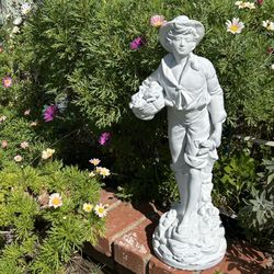 Vintage Italian Plaster Statue — Mid Century