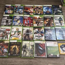 Assorted Xbo/ Xbox 360 Games