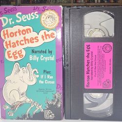 Dr Seuss Horton Hatches the Egg VHS Video Tape Billy Crystal If I Ran the Circus