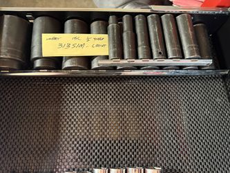 1/2 Deep 6point Impact Snap on Sockets