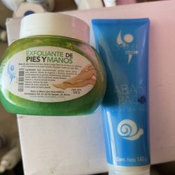 Exfoliate Oara Pies Y Manos Y Crema De Baba De Caracol 