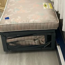 Castro Convertible Queen sofa and Castro twin foldable bed