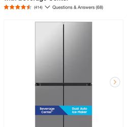 🆕 Open Box Samsung Bespoke 29 cu ft Refrigerator – RF29DB9600QL (Never Used)