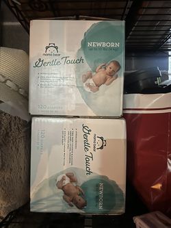 2 Boxes Of Mama Bear Diapers Sz 1