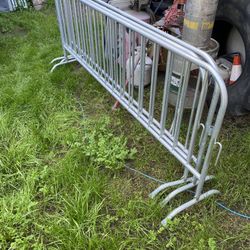U Line Galvanized Portable Barriers Like New Retail For $155 Each Asking $75 Each