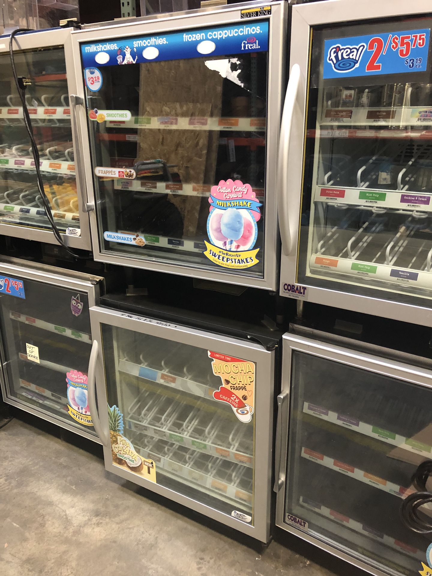 Minus Forty & Silver King F’real Commercial Freezers