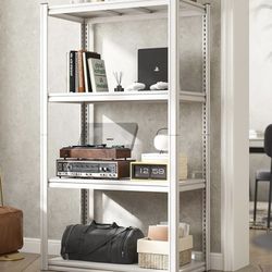 😀 66”Hx15”Dx34”W Garage Shelving Heavy Duty Load 1000LB  Garage Storage Shelves Adjustable Heavy Duty Metal Shelving for Storage White Metal Shelves 