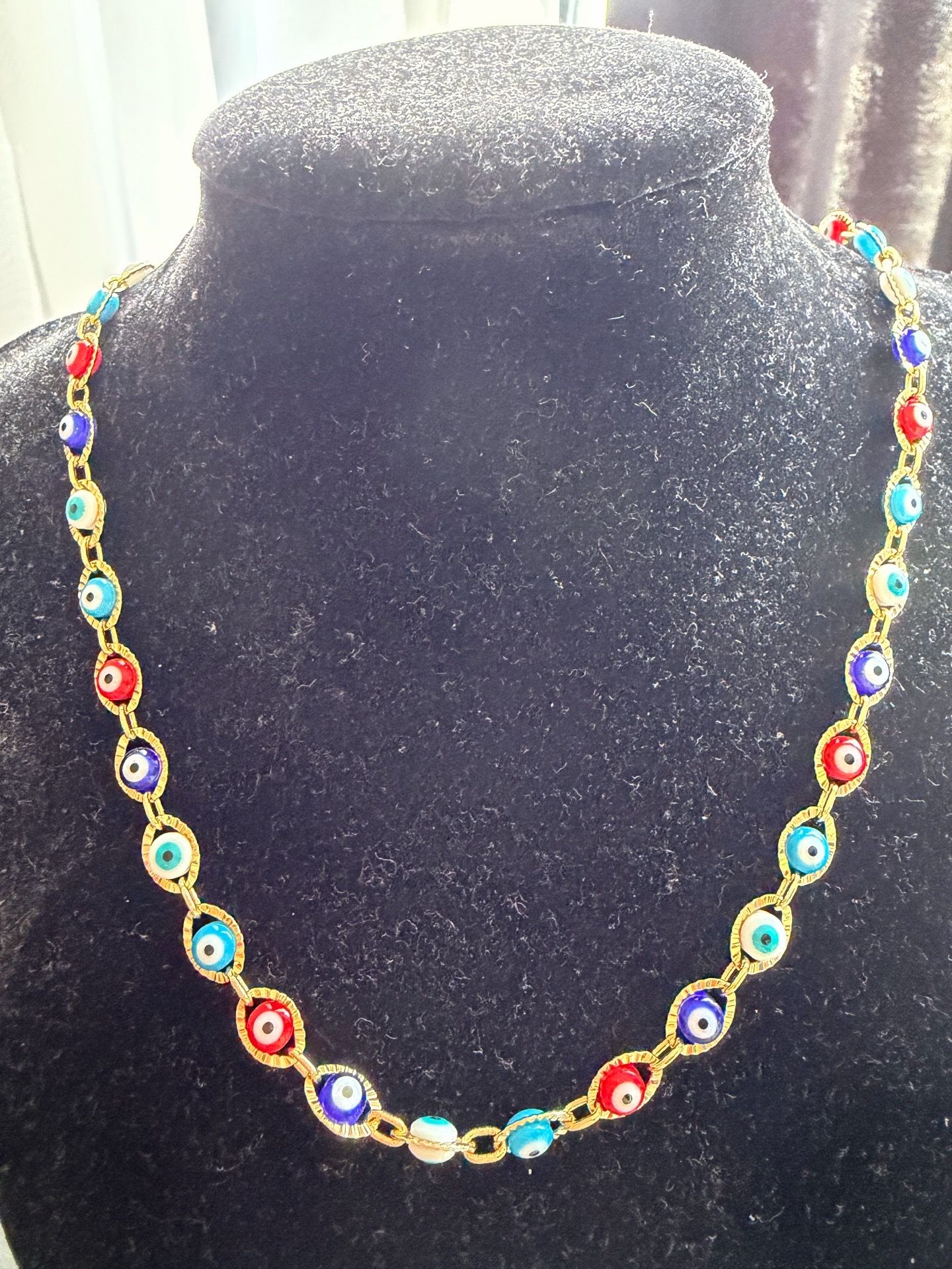 Evil eye necklace