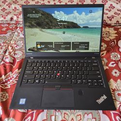 Lenovo ThinkPad X1 Carbon Intel i5-7th Gen 2.60GHz/ 8GB RAM/ 256GB M.2 Nvme-SSD 
Windows 11pro 
