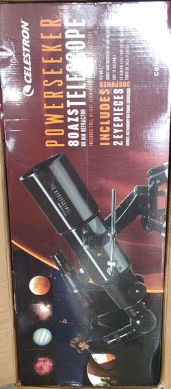 Celestron PowerSeeker 80AZ Refractor Telescope