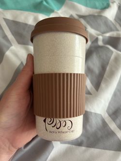 Keka Wheat Cup w/ Silicone Lid & Sleeve