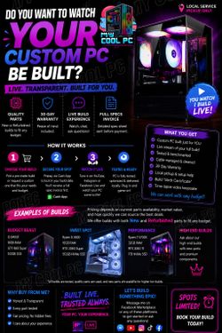 Watch your custom gaming PC come to life