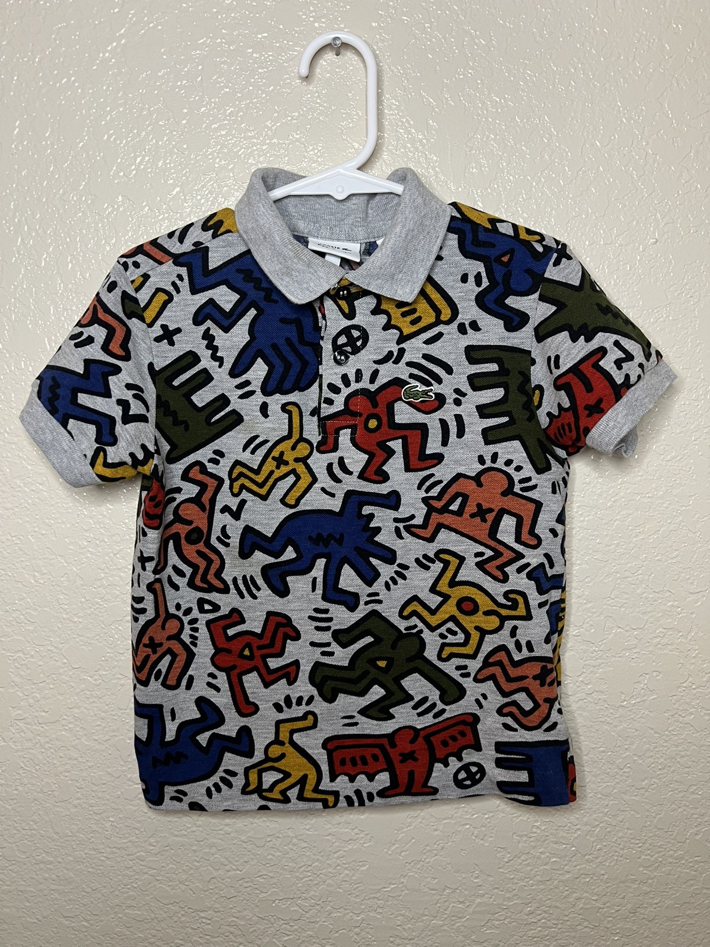 Kids Lacoste x Keith Haring Polo Shirt Size 5