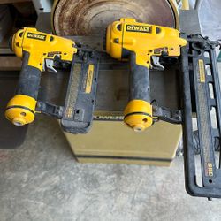 2 Dewalt Nail Guns New Never Used