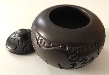 Ebony Sugar Dish