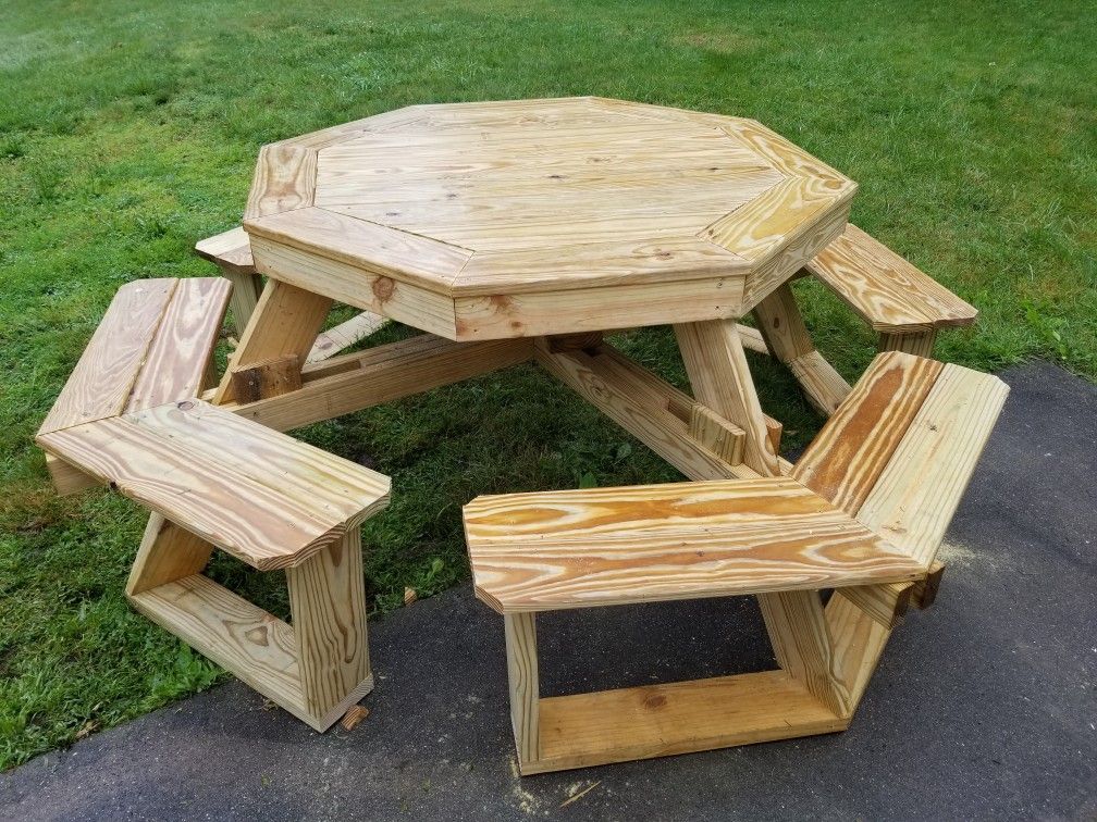 Octagone Patio table, order to build