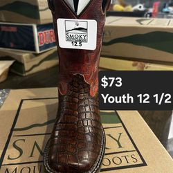 Brown Smoky Mountain Kids Boots ( Size 12.5) (Brand New) 