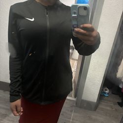 Black Womens Nike Dri-Fit Golf Jacket Size S