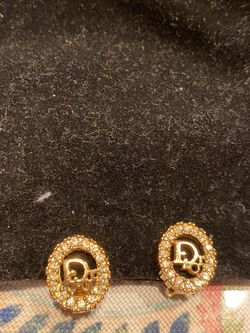 Christian Dior Clip On Earrings