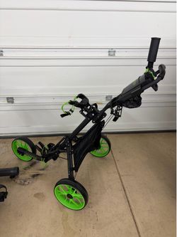 Golf push cart 3 wheel