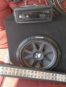 Amp, Speakers And Radio
