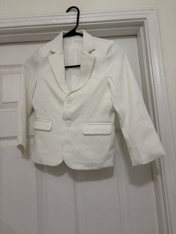 Little boys, white blazer, new size 7