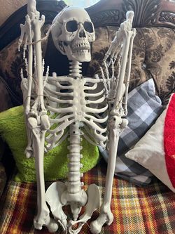 Halloween skeleton decor