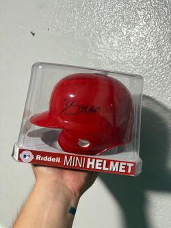 Zach Neto signed mini helmet