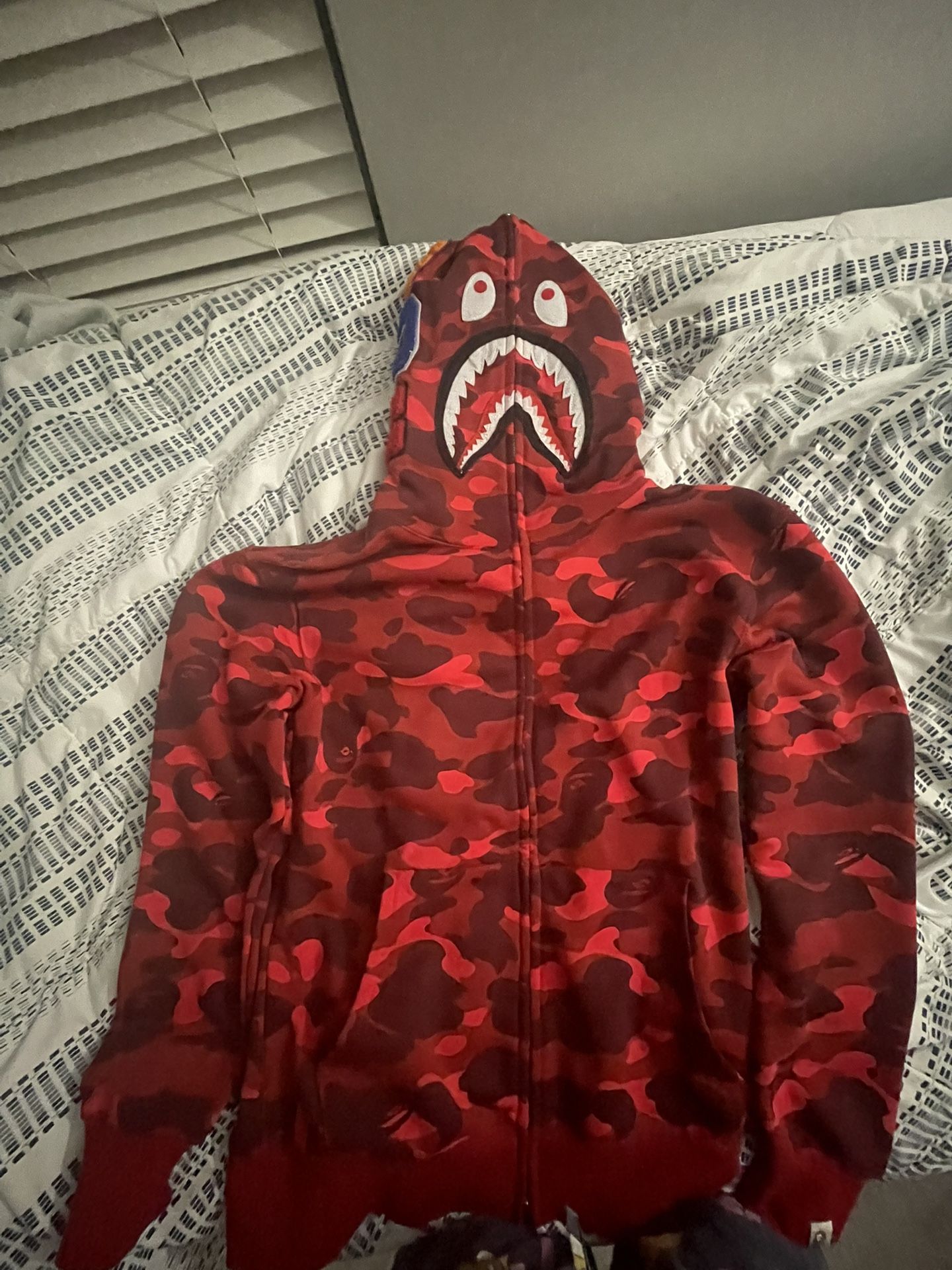 Red Bape Camo Hoodie