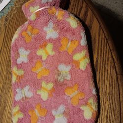 Butterfly Design Hot Water Bottle