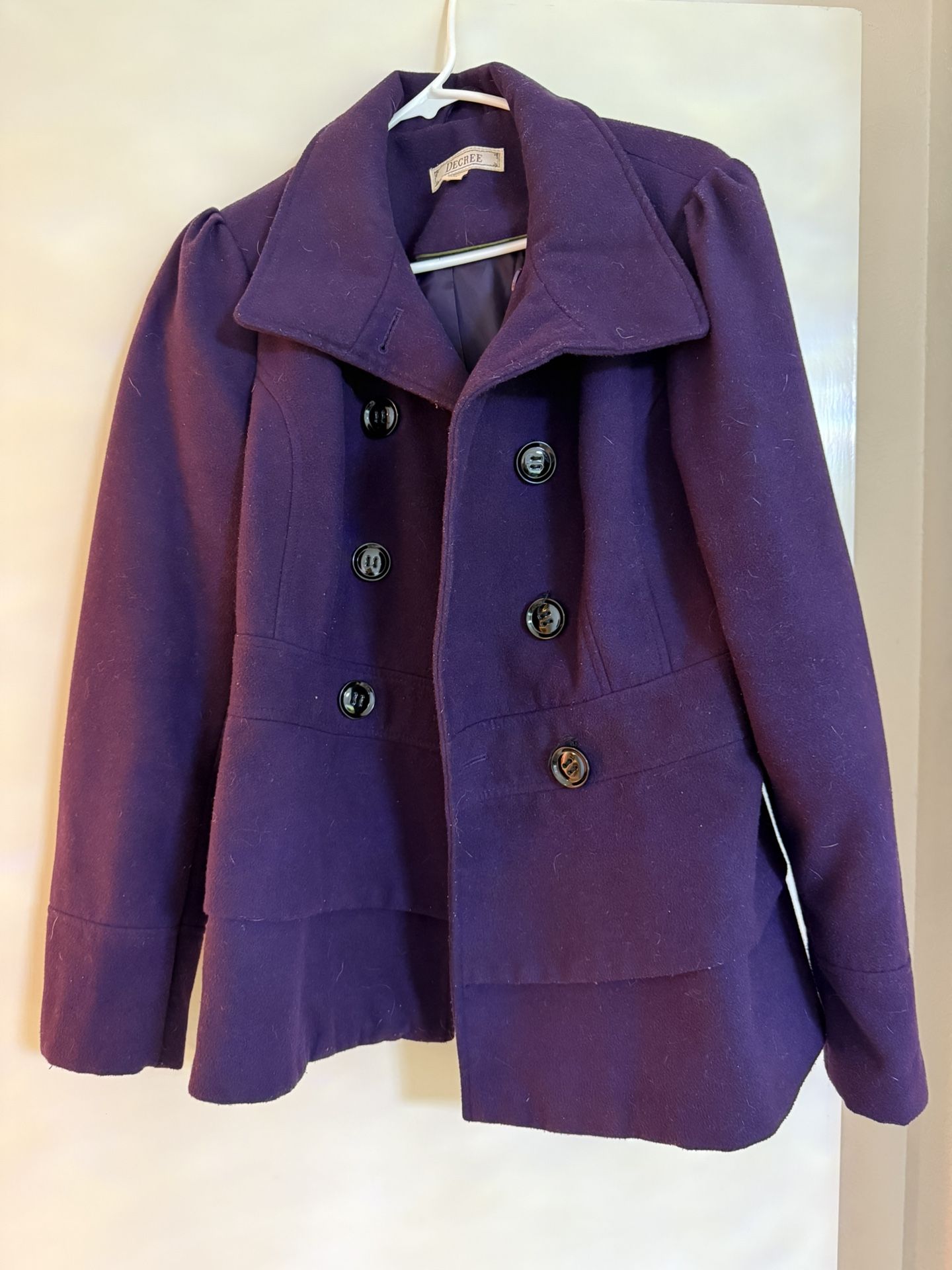 Coat Jacket Women’s Adult Purple