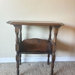 Vintage Nightstand Table 