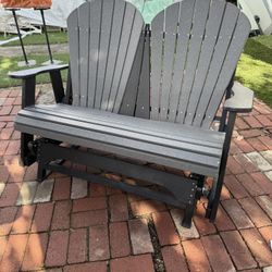 Gliding Adirondack Bench