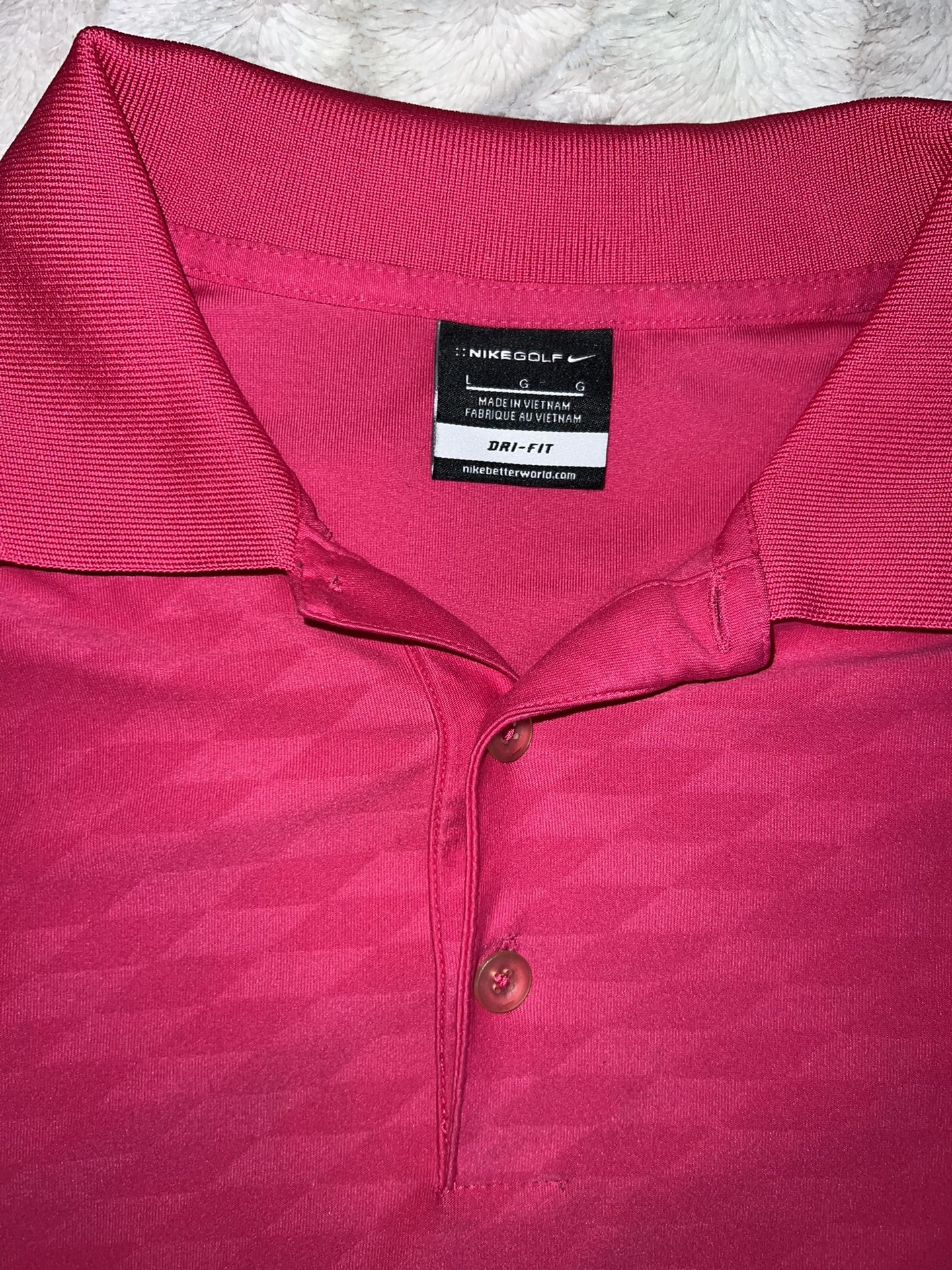 Men’s Nike Golf Polo Dry Fit Size Large