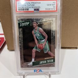 Jayson Tatum Rookie Micro Etch